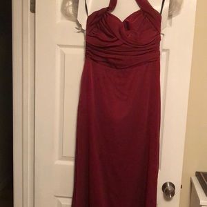 Worn once dark pink formal gown